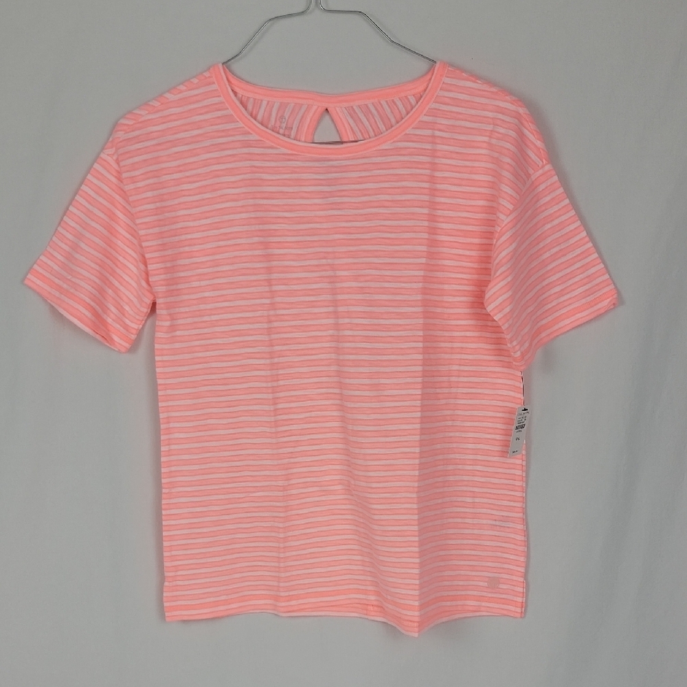Talbots Pink and White Striped Top, Blouse, Size PS Petite New